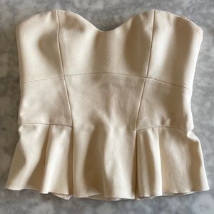 Babaton peplum top